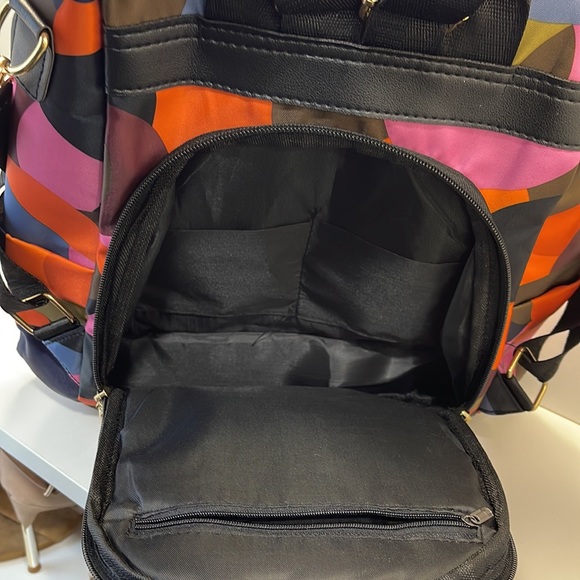 Poaba Multicolored Backpack/Shoulder Bag - Picture 6 of 8